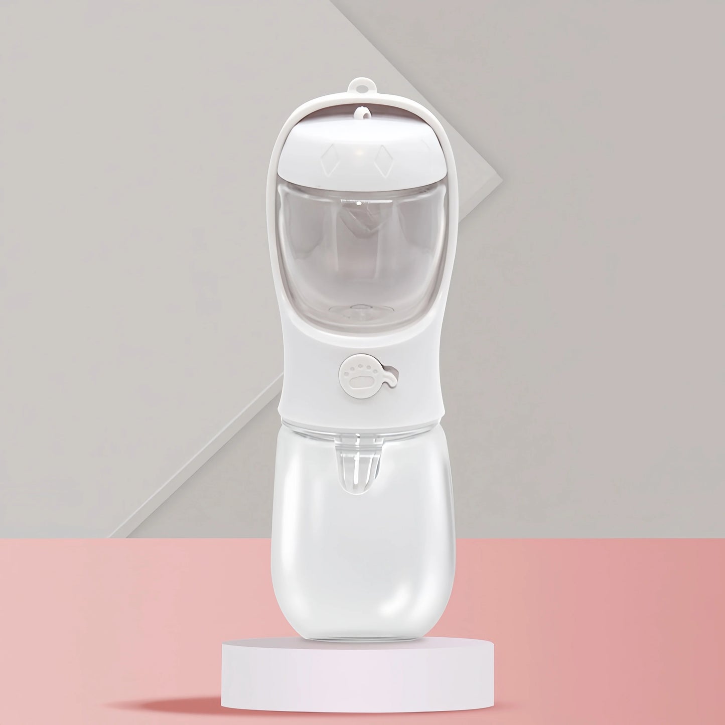 Portable Dog Cat Water Bottle with Food Storage Container