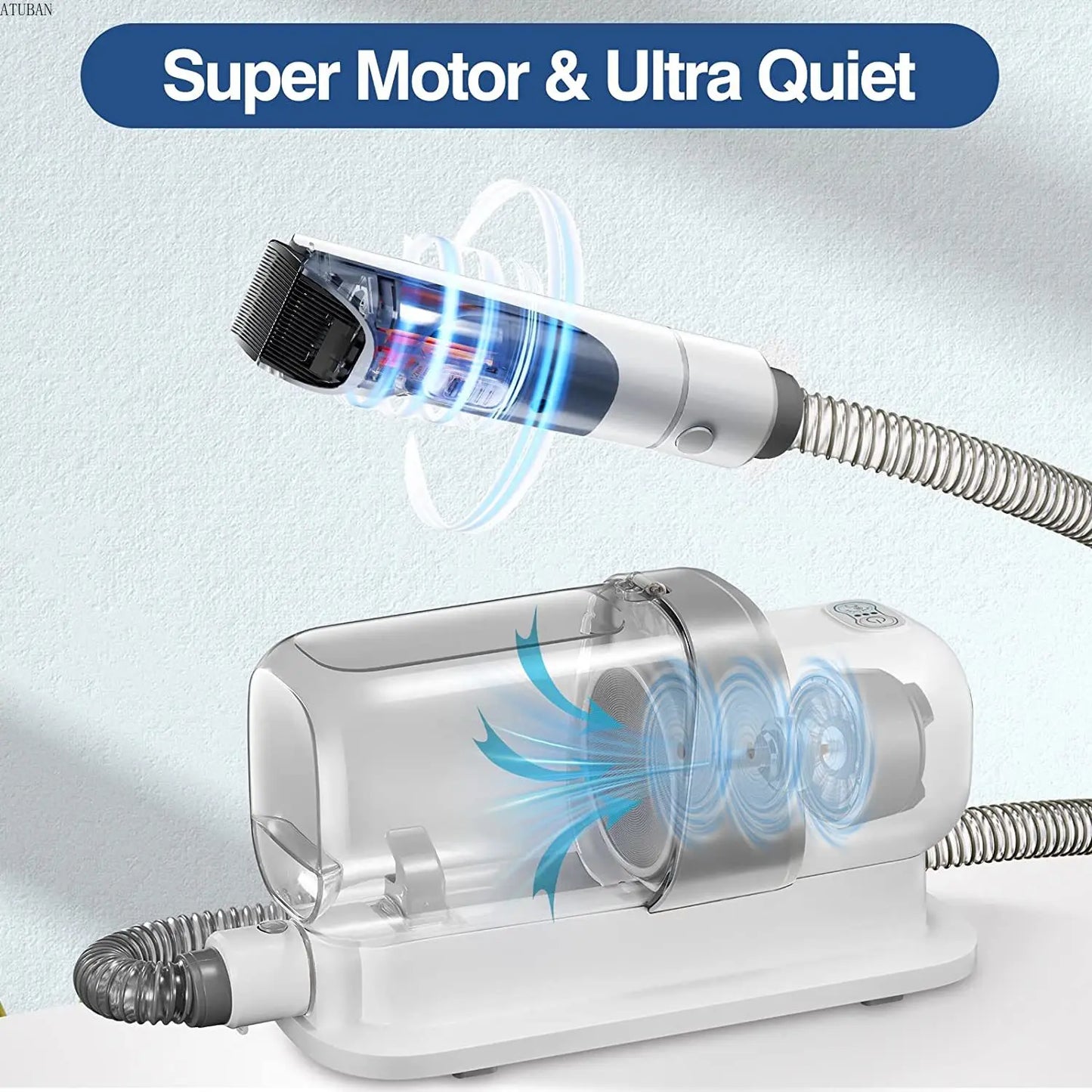 Pet Grooming Vacuum Cleaner for Dog Cat Hair Removal