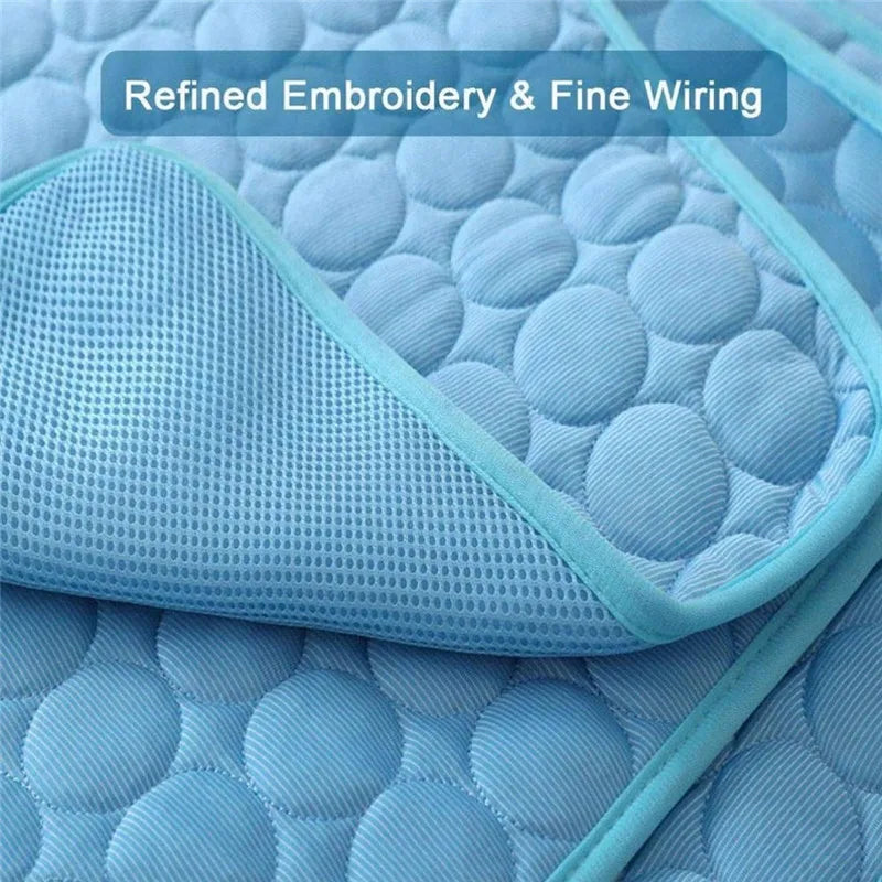 Dog Cooling Mat Breathable Summer Pad for Dogs & Cats