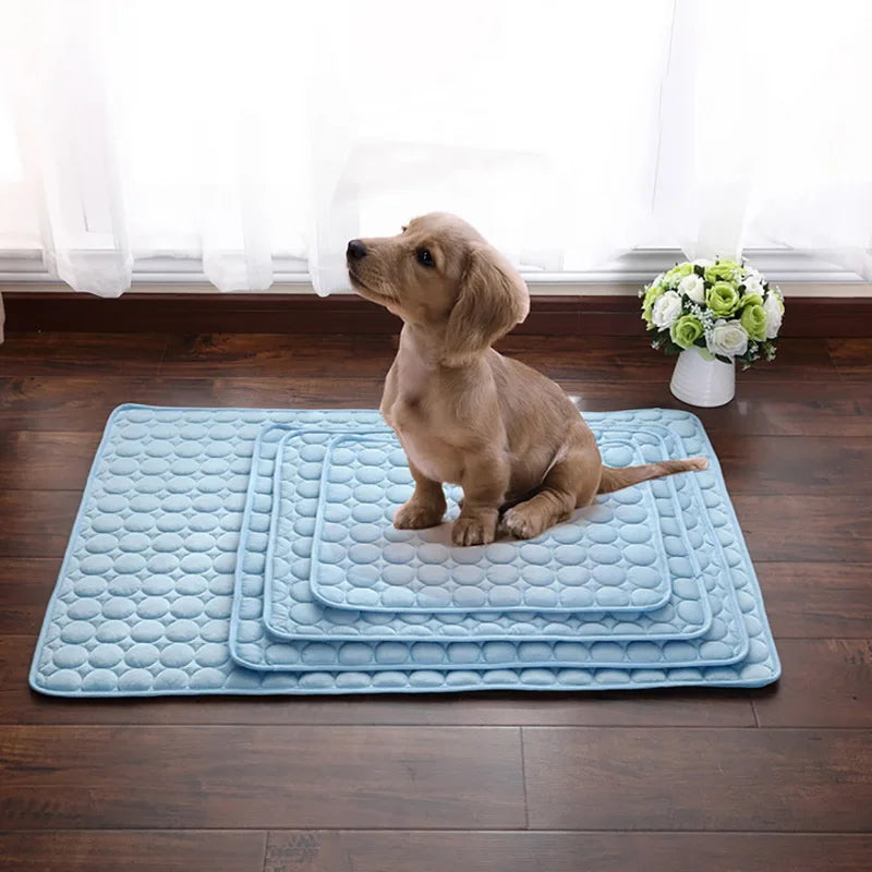 Dog Cooling Mat Breathable Summer Pad for Dogs & Cats