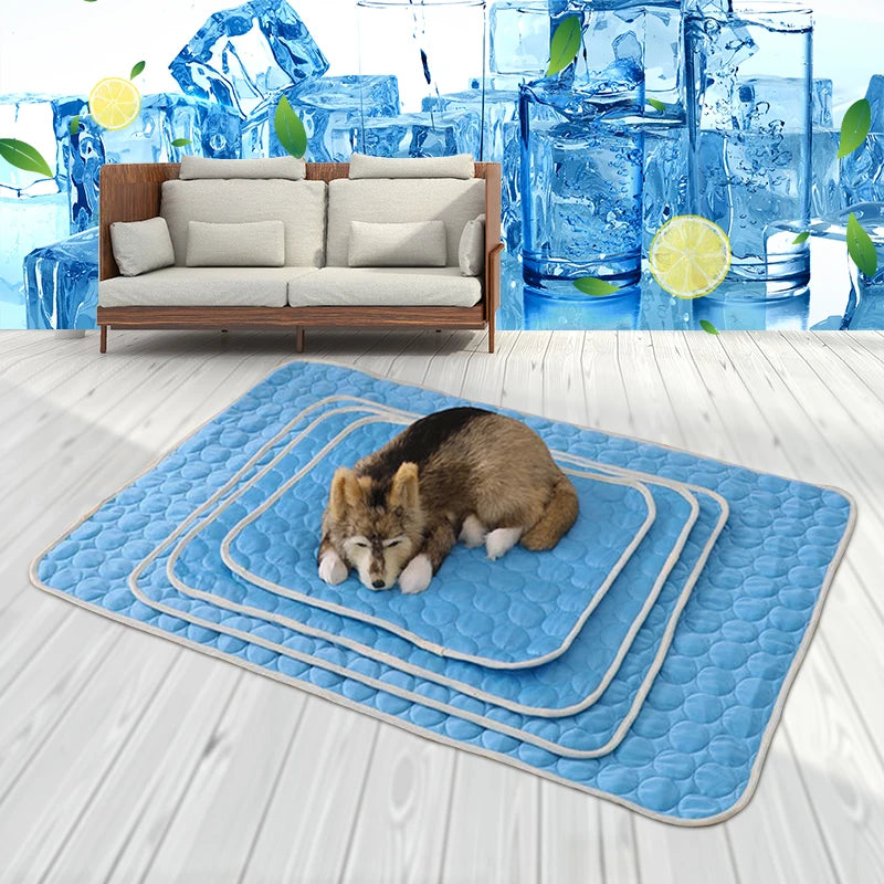 Dog Cooling Mat Breathable Summer Pad for Dogs & Cats