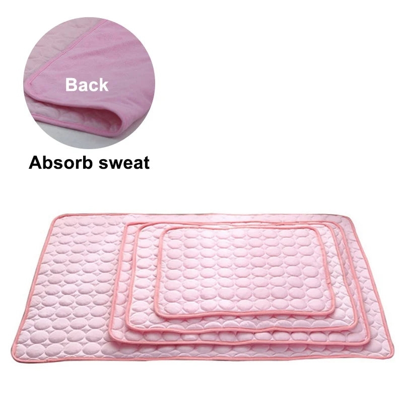 Dog Cooling Mat Breathable Summer Pad for Dogs & Cats