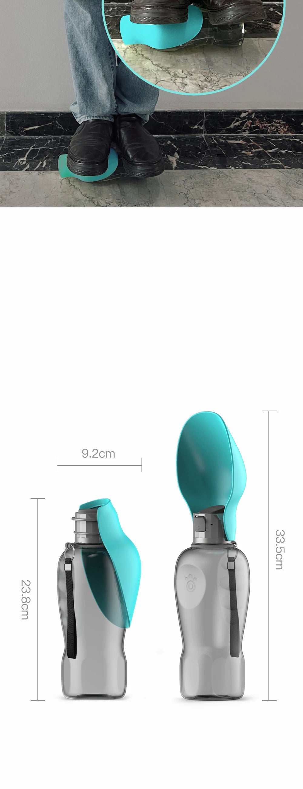 Big Dog Water Bottle Portable Travel Water Dispenser