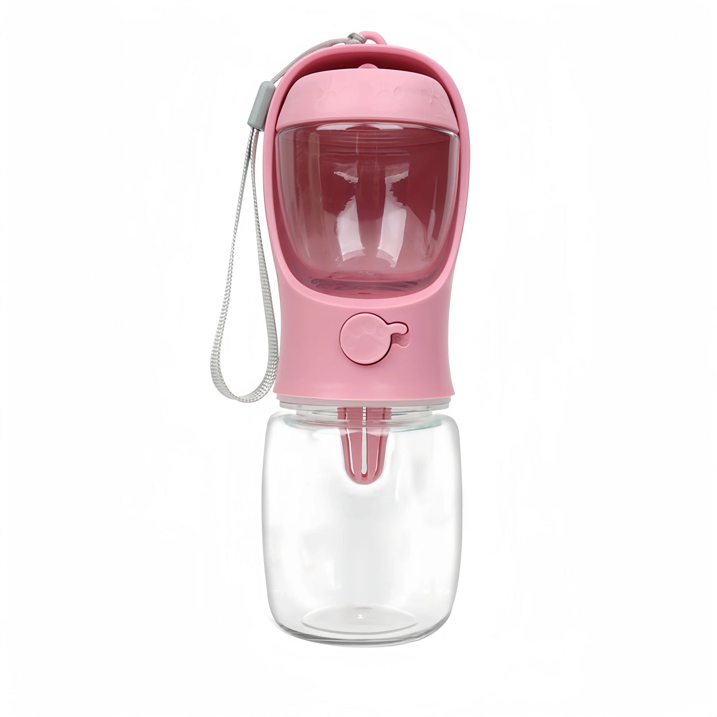 Portable Dog Cat Water Bottle with Food Storage Container