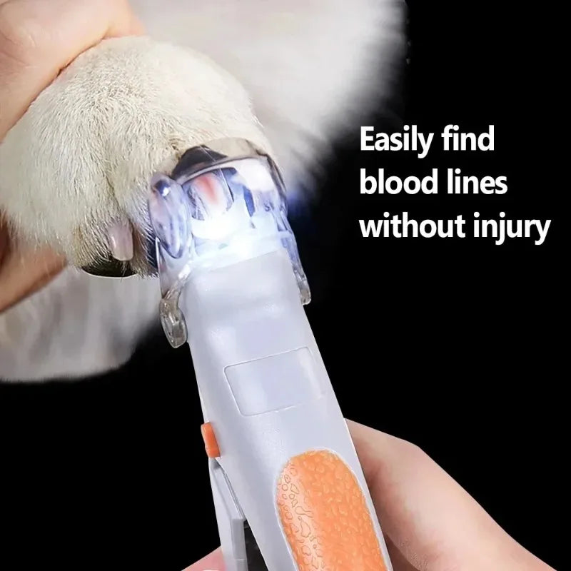 LED Pet Nail Clipper for Cats and Dogs
