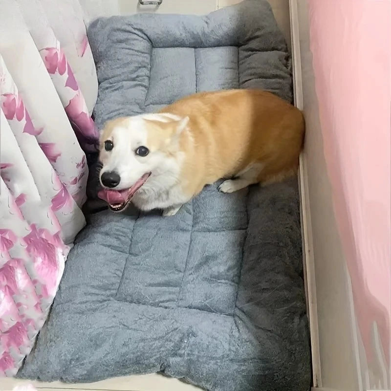 Extra Large Plush Dog Bed Soft Washable Pet Sofa Mat