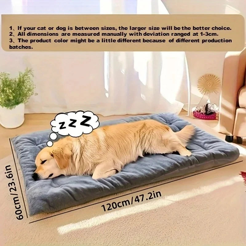 Extra Large Plush Dog Bed Soft Washable Pet Sofa Mat