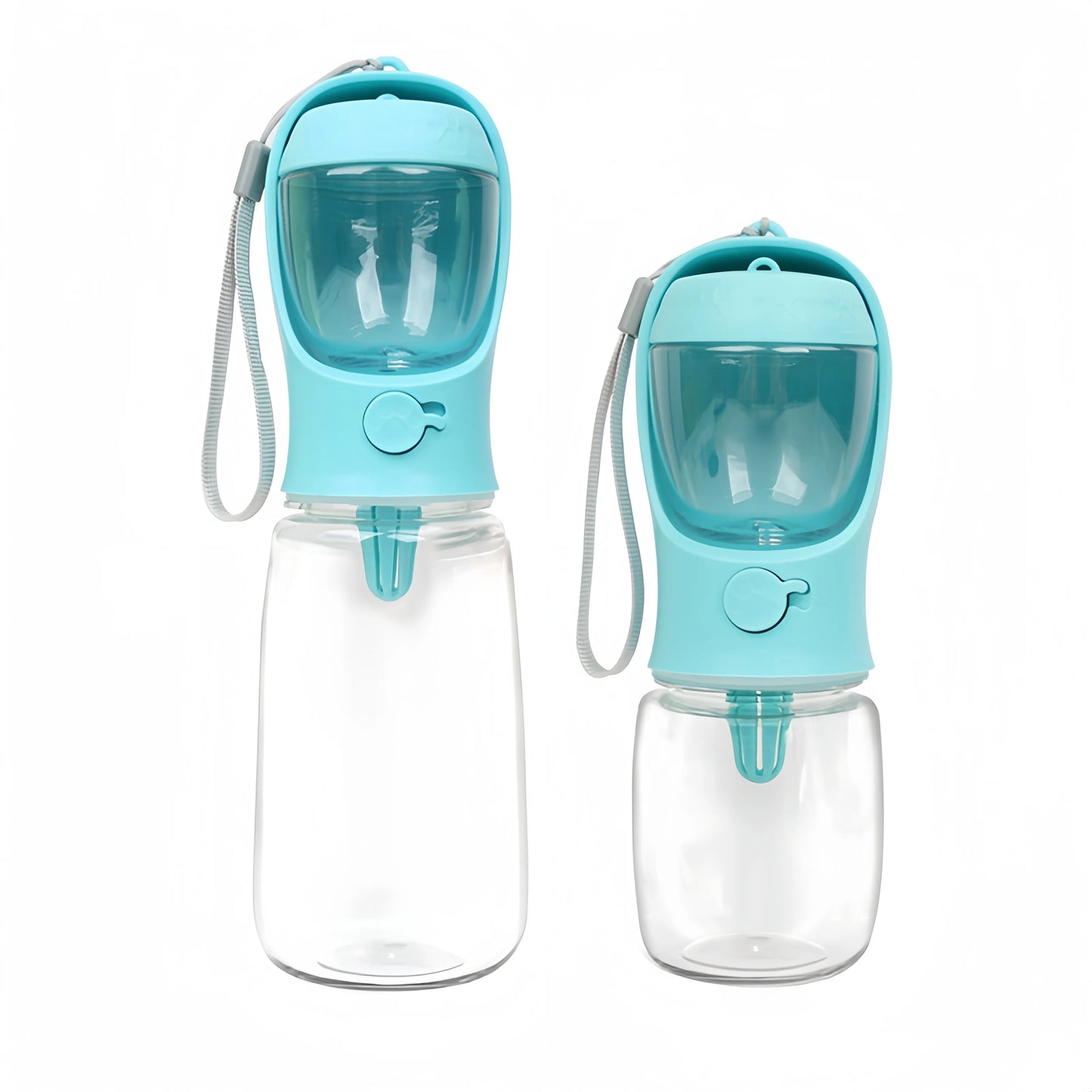 Portable Dog Cat Water Bottle with Food Storage Container