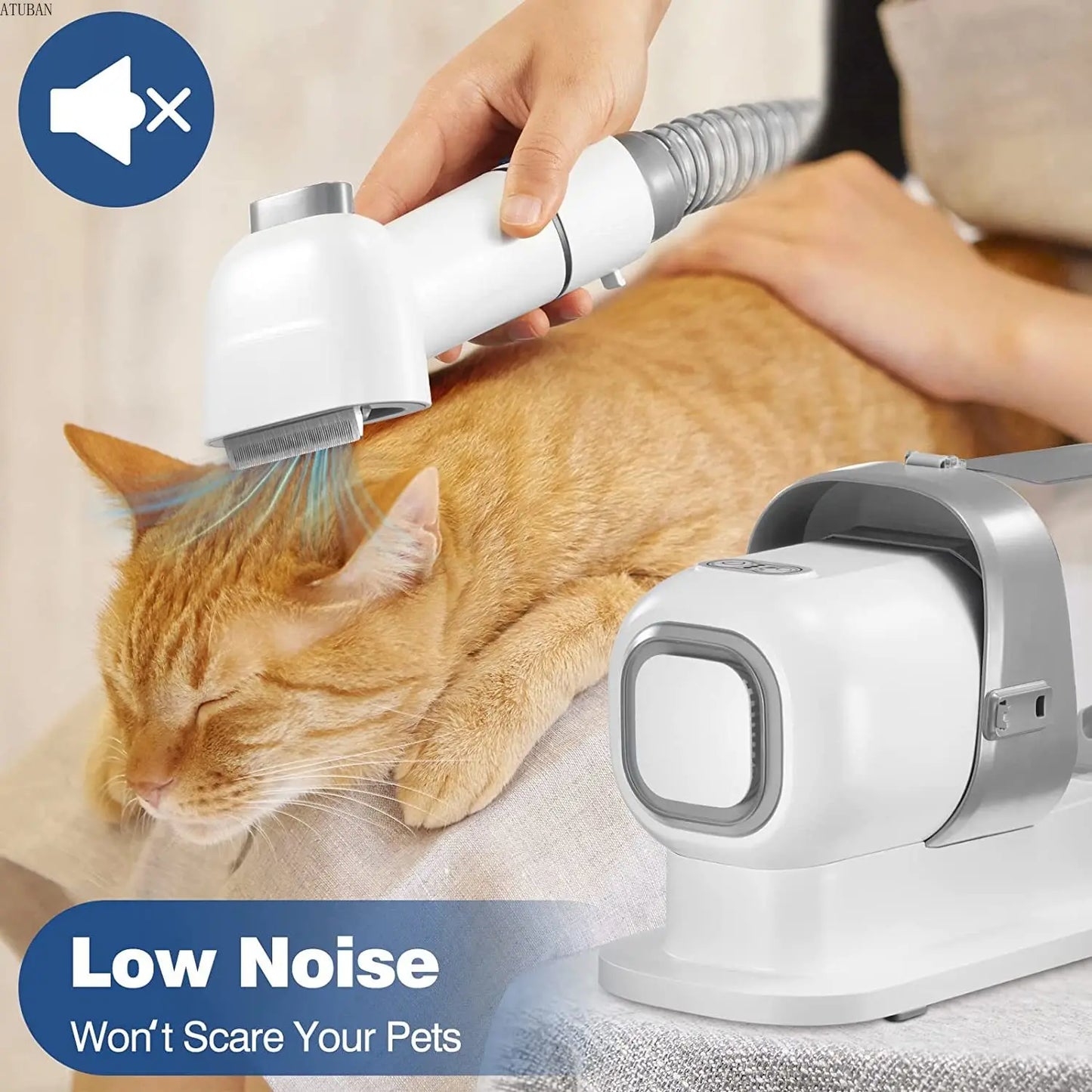 Pet Grooming Vacuum Cleaner for Dog Cat Hair Removal