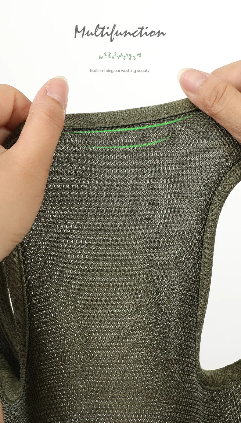 Cats Grooming Hammock Adjustable Nail Trimming Sling