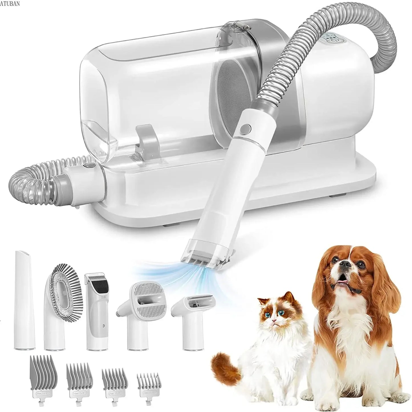 Pet Grooming Vacuum Cleaner for Dog Cat Hair Removal