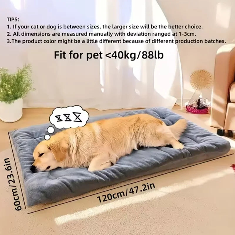 Extra Large Plush Dog Bed Soft Washable Pet Sofa Mat