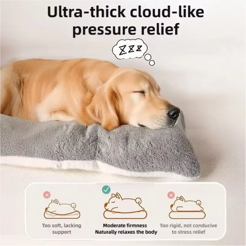 Extra Large Plush Dog Bed Soft Washable Pet Sofa Mat