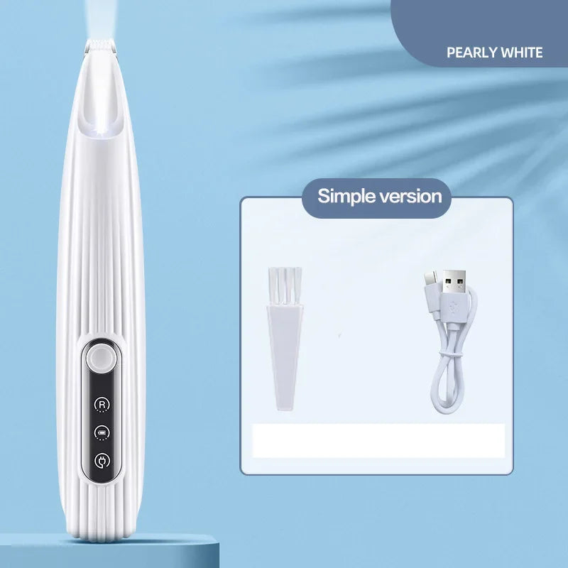 Dog Paw Trimmer with LED Light Waterproof Pet Clippers