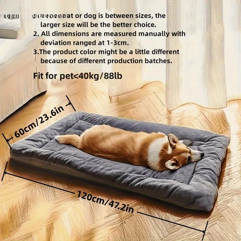 Extra Large Plush Dog Bed Soft Washable Pet Sofa Mat