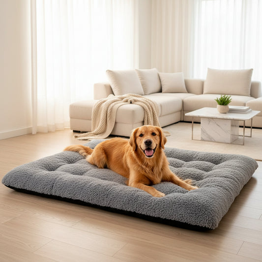 Extra Large Plush Dog Bed Soft Washable Pet Sofa Mat for Comfortable Rest and Sleep